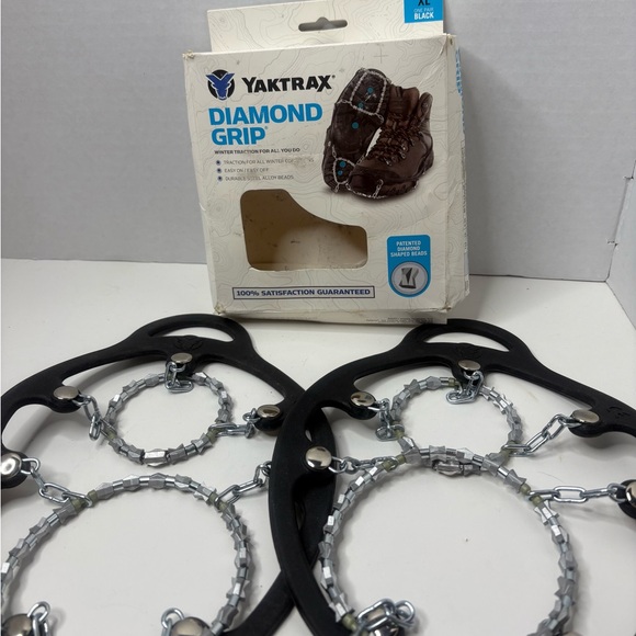 Yaktrax Other - Yaktrax Diamond Grip Ice Traction Cleats - Black Size X-LARGE